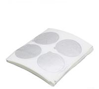 Yelvera 100 tapas de papel de aluminio para cápsulas de café compatibles con sistemas de tazas de cápsulas recargables para uso en máquina de espresso (37 mm)