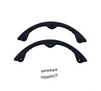 Yelvera 2 barras protectoras de nariz curvadas para snowboard para protección de bordes en snowboard, compatible con esquí, monopatín, longboard para reducción de desgaste (M)