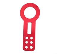 Yelvera Anillo de remolque de gancho de remolque para parachoques delantero de automóvil para recuperación y remolque todoterreno SUV sin requisitos de pieza OEM (rojo)