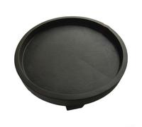 Yelvera Bandeja de soporte resistente para plantas hecha de material de polipropileno de alta calidad para un transporte seguro de macetas y árboles grandes (negro)