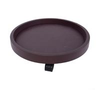 Yelvera Bandeja de soporte resistente para plantas hecha de material de polipropileno de alta calidad para un transporte seguro de macetas y árboles grandes (marrón)