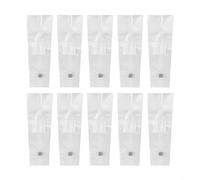 Yelvera Bolsas de cultivo de hongos - 19,5 x 50 cm, kit de cultivo de hongos, bolsas de sustrato transparentes transpirables para cultivo de granos (10 unidades)