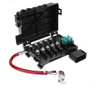 Yelvera Caja de fusibles de coche Terminal de batería para Beetle 2002-2010 MK4 para Golf para A3 S3 para TOLEDO Direct OEM Reemplazo ABS Negro 18x12x6 cm Vehículo de construcción resistente eléctrico