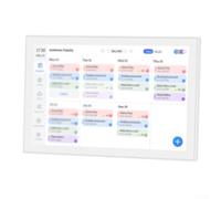 Yelvera Calendario inteligente de 10.1 pulgadas con WiFi para planificación empresarial, recordatorios personales y funciones de visualización de fotos (blanco UE)