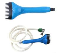 Yelvera Cepillo de limpieza del filtro de la piscina de la construcción del ABS, limpiador del cartucho de filtro del balneario de la piscina con 10 chorros simultáneos de la boca para la limpieza