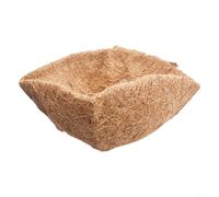 Yelvera Cesta colgante redonda con forro de fibra de coco natural, repuesto transpirable degradable para el hogar, jardín, balcón, boda, varios tamaños, 8-48 pulgadas (10 pulgadas)