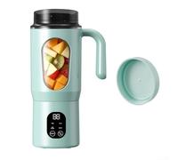 Yelvera Compacto para mini exprimidor para extracción de jugo de manzanas cítricas, zanahorias, apio y hojas verdes con ajustes ajustables (verde)