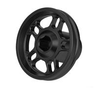 Yelvera Cubierta de tuerca de tornillo del eje trasero para XMAX 250 300 400 2017-2024 Scooter Motocicleta CNC Reemplazo de aleación de aluminio (negro)