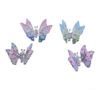 Yelvera Decoración de tablero de mariposa para automóviles con construcción de aleación hecha a mano y realista para movimiento de revoloteo (A)