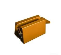 Yelvera Exprimidor de pasta de dientes de aluminio: exprimidor de tubos, manual a prueba de fugas y fácil de usar (dorado)