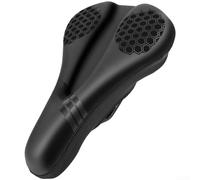 Yelvera Funda de asiento de silicona protegida PU para ciclismo con canales de flujo de aire y sistema de correa ajustable para ajuste (B)