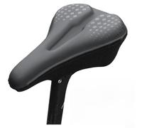 Yelvera Funda de asiento de silicona protegida PU para ciclismo con canales de flujo de aire y sistema de correa ajustable para ajuste (C)