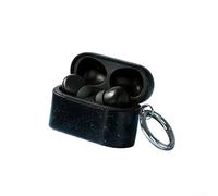 Yelvera Funda protectora de silicona de ajuste preciso para Sony para WF-1000XM6 diseñada para evitar resbalones y soportar el desgaste diario (negro brillante)