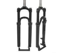 Yelvera Horquilla delantera MTB con construcción de aleación de aluminio, sistema de bloqueo mecánico y afinación de rebote duro suave personalizable (29 pulgadas azul)