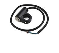 Yelvera Impermeable 22mm 7/8 pulgadas LED motocicleta manillar interruptor faro con luz antiniebla botón encendido apagado auto bloqueo para motocicletas 12V