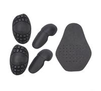 Yelvera Insertos protectores de motocicleta con material EVA para codo, hombro y espalda, absorción de impactos y durabilidad