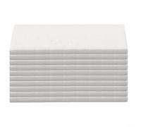 Yelvera Juego de algodón ignífugo de 25 piezas con pinzas para hogueras de mesa, resistente a altas temperaturas, tiempo de combustión extendido, fácil de usar, compatible con combustible de gel de