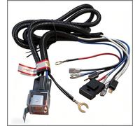 Yelvera Kit de arnés de cableado de relé de bocina de 12 V para motocicleta y coche para sistemas de bocina con bobinas de alambre de cobre y carcasa transparente