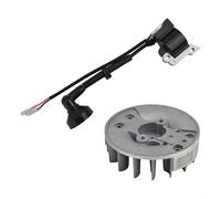 Yelvera Kit de repuesto para bobina de encendido y volante para cortacésped CG260, se adapta a TL26 TU26 TB26, instalación rápida para un mejor rendimiento