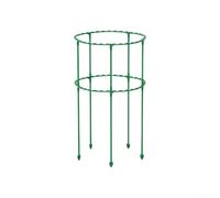 Yelvera Kit de soporte para plantas de interior y exterior con eslabones de anillo modulares y segmentos de varilla ajustables en altura para guía de vid (40 cm)