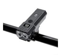Yelvera Luz delantera resistente para bicicleta construida para uso nocturno con batería recargable USB y enfoque de haz estable para un reconocimiento de camino claro (A)