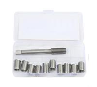 Yelvera M10x1.25 Kit de reparación de agujero de rosca de chispa 11pcs con insertos de acero inoxidable galvanizado y grifo de acero de alta precisión