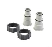 Yelvera Paquete de 2 adaptadores de manguera para adaptador Intex A para piscina Intex sobre el suelo, se convierte para mangueras roscadas a estilo abrazadera