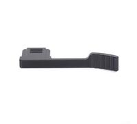 Yelvera Para agarre de aluminio compatible que refuerza la conexión de mano a cámara sin alterar el factor de forma original (negro)