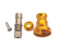 Yelvera PARA DAIWA Spinnings Carrete Rocker Arm Handle Metal Interfaz 8 * 5 Modificación Parte (dorado)