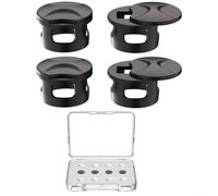Yelvera Parasol de lente LED compatible con gafas Meta Smart, ventilador de refrigeración magnético para juegos para alineación visual consistente y control de brillo (negro)