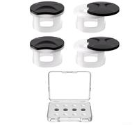 Yelvera Parasol de lente LED compatible con gafas Meta Smart, ventilador de refrigeración magnético para juegos para alineación visual consistente y control de brillo (blanco)