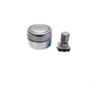 Yelvera Perilla de control de volumen de radio de coche, perilla de volumen de coche, perilla de cubierta de interruptor de eje giratorio para A6 para C7 2012-2018 4G0919070