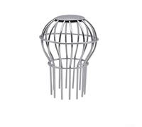 Yelvera Protector de drenaje en forma de bola de acero inoxidable para tuberías de drenaje de techo para soportar un paso eficiente de agua y una formación mínima de obstrucciones (75 tubos)