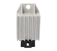 Yelvera Regulador de voltaje de 4 pines de 12 V para aplicaciones de scooter y ciclomotor con compatibilidad de motor GY6 para 1 para (blanco)