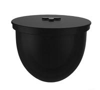 Yelvera Revestimiento de silicona resistente para mezcladores de pie de 6 cuartos que funciona bien en temperaturas extremas desde el congelador hasta el horno (negro)