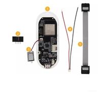 Yelvera T-Embed para ESP32 S3 Placa de desarrollo de microcontrolador con 1.9 pulgadas IPS LCD 320x170 Soporte de micrófono Codificador giratorio y efectos RGB (C)