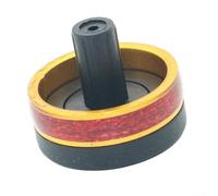 Yelvera Tapón de goma de la cola del corcho del ajuste de la precisión con el núcleo de aluminio y la asamblea decorativa del anillo del alambre del metal de la identificación de 23