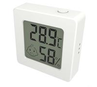Yelvera Termómetro para habitación de bebé, termómetro digital portátil, higrómetro digital pequeño, temperatura digital interior, humedad para el hogar, oficina, jardín, cómodo termómetro de reptiles