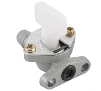 Yelvera Válvula de grifo de gasolina con función de interruptor de tanque para motos de cross de 49 CC y para ATV con hardware de montaje estándar (blanco)