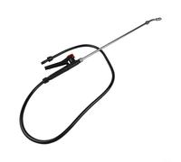 Yelvera Varita rociadora de acero inoxidable de 29 pulgadas, varita rociadora de tubo de manguera, lanza de pulverización de riego de metal larga con conector roscado y boquilla ajustable, para cestas
