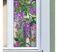 Yelvera Ventana floral contemporánea del patrón de vid que se aferra para interiores residenciales y comerciales que buscan un estilo natural sutil