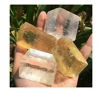 YELVQI Natuurlijke - Cristal de cuarzo Ijsland Spar Minerale Onderwijs Monsters Cure 1 pieza soporte espiritual (tamaño: 300-350 g)