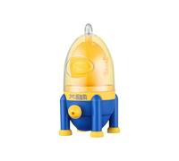 Yema de huevo ScramblerYema, herramienta manual de silicona para huevos, utensilios de cocina, con cuerda de tracción para hacer hervidos duros (amarillo)