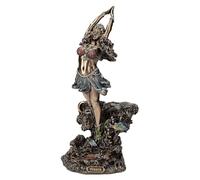 Yemaya - Figura de diosa marina yoruba, veronese - piedra artificial bronceada, estatua de diosa del océano