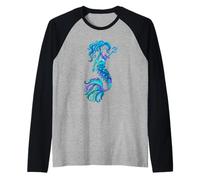 Yemaya Orishas Goddess Ifa Yoruba Religion Gift Water Deity Camiseta Manga Raglan