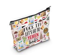 Yemen - Bolsa de maquillaje para cosméticos, regalo de viaje Yemen, bolsa de viaje para niñas, regalo para ella, Yemen, M