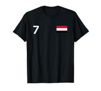 Yemen Número 7 Bandera Nacional Patrimonio del Orgullo del Camiseta