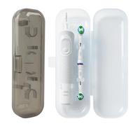 Yemiany 2 PCS Escova Dentes Electrica - Cepillo de Dientes Viaje, Estuche Cepillo Dientes, Contiene 1 Mango de Cepillo de Dientes y 2 Cepillos de Dientes Acoplables