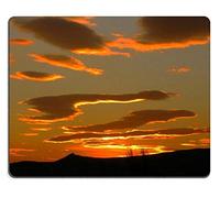YENDOSTEEN 17P03967 Creatividad Alfombrilla de ratón para Juegos Alfombra para Foto Gratis Sunset Sun Georgia Sunrise Material de Caucho Natural