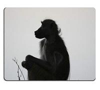 YENDOSTEEN 17P16813 Creatividad Mousepad Gaming Mouse Pad Monkey Africa Bush Comida de Noche Material de Caucho Natural